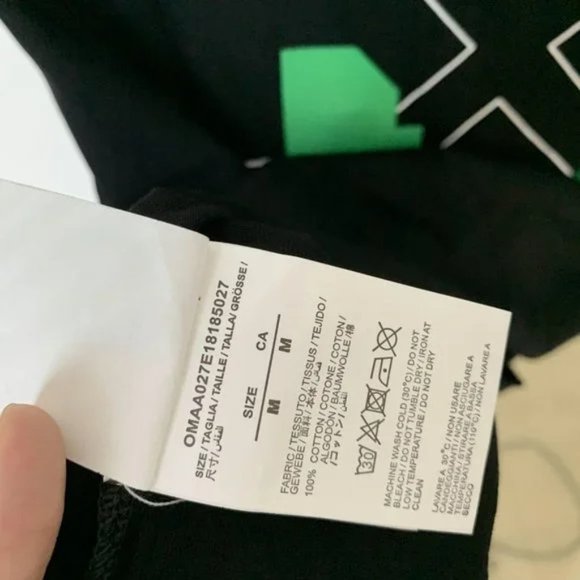 OFF-white black short sleeve T-shirt - Picture 4 of 7